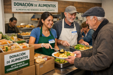 Donación de alimentos